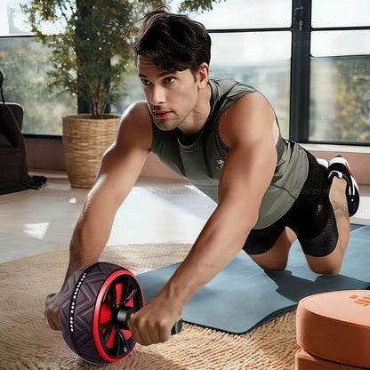 KalosFit Ab Roller Wheel for Men & Women – Silent Dual-Wheel Core Trainer for Abs, Strength & Full-Body Toning – Home Gym Fitness Equipment