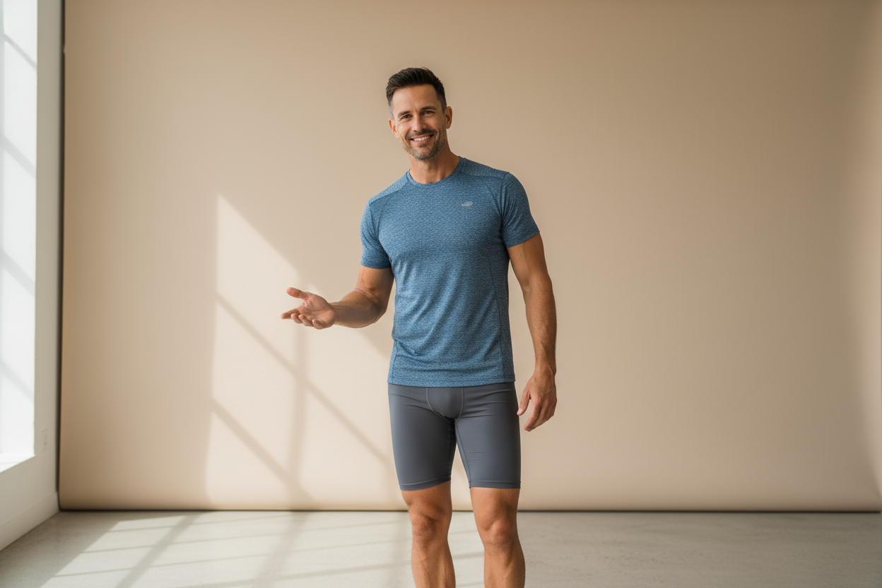 Man athletic that left a review 