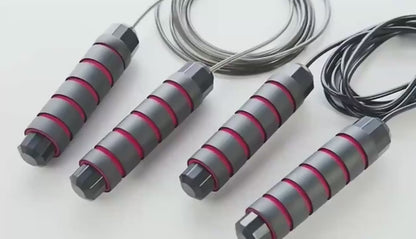 KalosFit Adjustable Steel Wire Jump Rope – Tangle-Free Skipping Rope for Fitness, Workout & Home Training